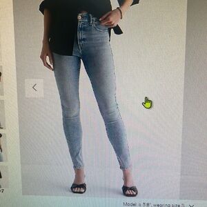 Express skinny high rise, size 10R.